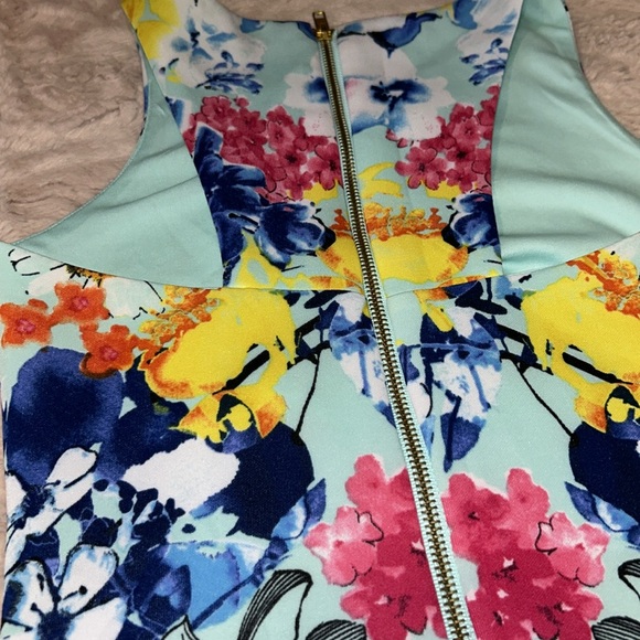 Floral print sleeveless GB dress in size XS - Picture 8 of 10